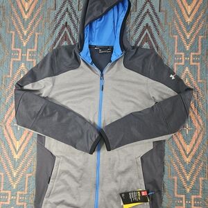 Men's‎ NWT Under Armour Gray and Blue Jacket